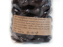 Load image into Gallery viewer, Chocolate Covered MV Sea Salted Almonds - Enchanted Chocolates of Martha&#39;s Vineyard
