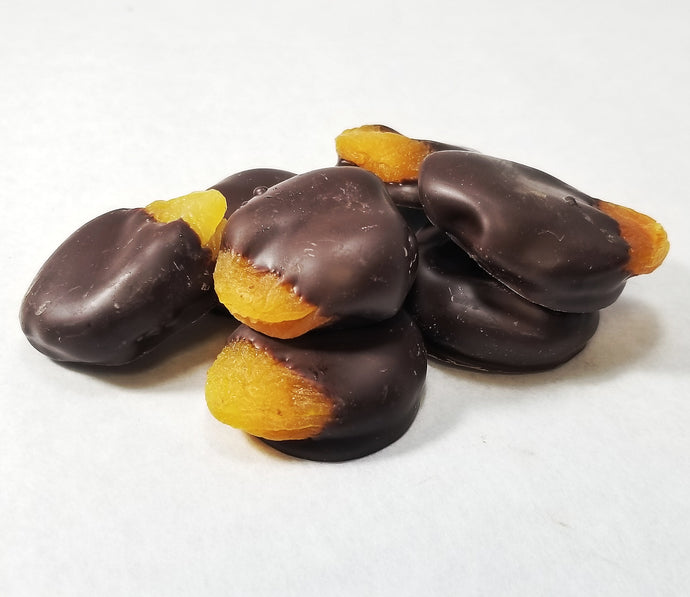 Chocolate Dipped Apricots - Enchanted Chocolates of Martha's Vineyard