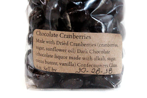 Chocolate Covered Cape Cod Cranberries - Enchanted Chocolates of Martha's Vineyard