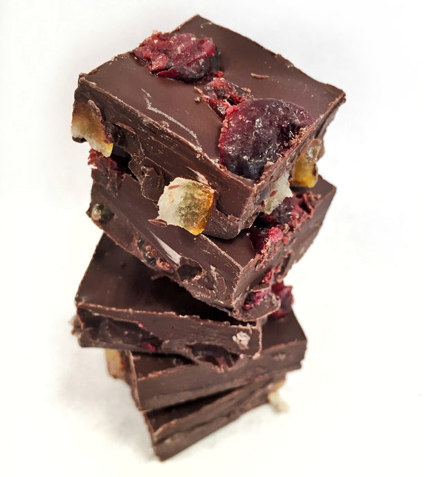 Cranberry Orange Bark - Enchanted Chocolates of Martha's Vineyard